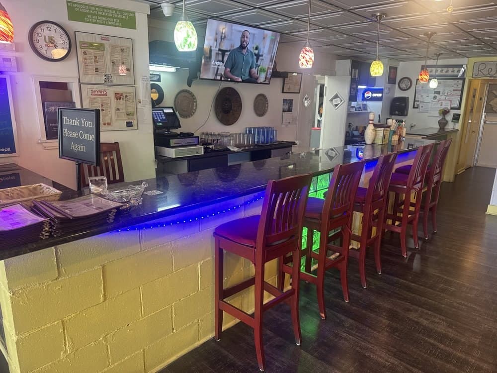 Inside Shyan's Kitchen's dining room
