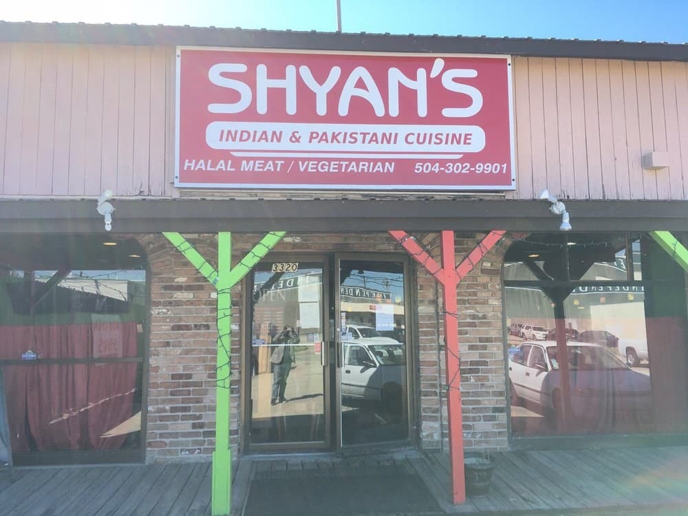 Shyan's Kitchen storefront in daylight